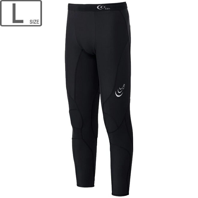 C3fit/シースリーフィット 【メンズ】インパクトエアーロングタイツ 【ブラック】【Lサイズ】3F14127