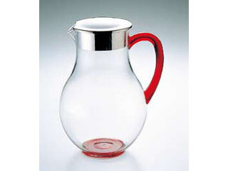 Sampo 三宝産業 UKウォーターピッチャー蓋付2．2L／レッド　03031090