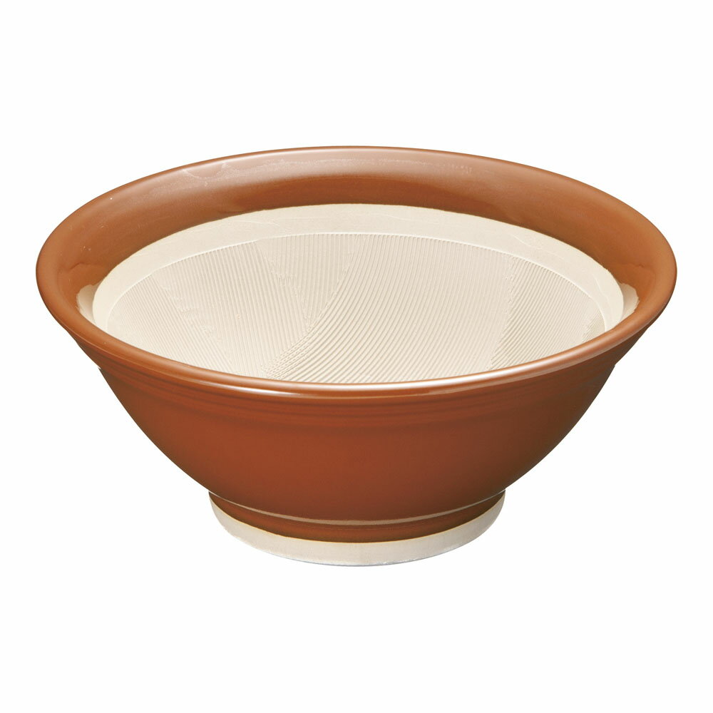 MOTOSHIGE 元重製陶所 【IWAMI/石見焼】シリコンゴム付 スリ鉢 6号