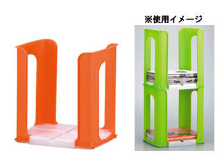 ISHIMARU 石丸合成樹脂 H-2313　からふるしんぶん楽っく 【オレンジ】（新聞ラック） 【csrack】