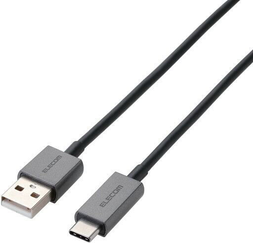 ELECOM エレコム USB2.0ケーブル(カラフル、A‐C) 1.2m MPA-FACCL12BK ブラック ELECOM エレコム USB2.0ケーブル(カラフル、A‐C) 1.2m MPA-FACCL12BK ブラック