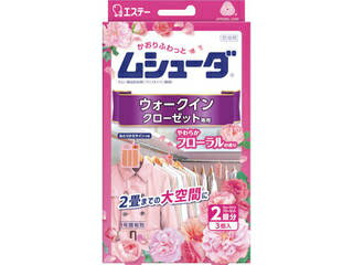 S.T. エステー ムシューダ 1年間有効 ウォークインクローゼット専用 3個入 やわらかフローラル ST30331のサムネイル