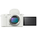 SONY ソニー 【納期約2週間かかります】ZV-E1(W)ホワイト VLOGCAM ボディ デジタル一眼カメラ α アルファ