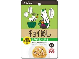 株式会社わんわん チョイめし とり肉とベジ4 80g