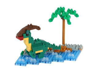 カワダ nanoblock ナノブロック 水辺のパラサウロロフス