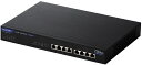ELECOM エレコム 法人用Webスマートスイッチングハブ/MultiGigabit対応/2.5Gbps/8ポート/3年保証 EHB-SQ2A08(2)