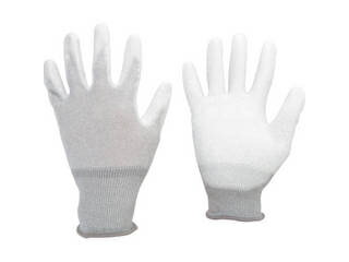 MIDORI ANZEN ミドリ安全 静電気拡散性手袋(手のひらコート)Lサイズ 10双入MCG600N-L