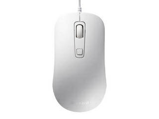BUFFALO バッファロー 有線 レーザー式マウス 3ボタンタイプ ホワイト BSMLU050WHZ