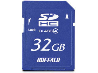 BUFFALO Хåե SDHC꡼ 32GB Class4ʥ饹4 RSDC-S32GC4B