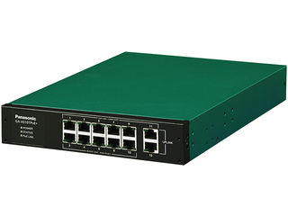 パナソニックLSネットワークス 納期3月下旬 12ポート PoE給電スイッチングハブ GA-AS10TPoE+ PN25108 単品購入のみ可（同一商品であれば複数購入可） クレジットカード決済 代金引換決済のみ