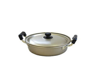 AKAO アカオアルミ アカオ　しゅう酸　実用鍋　浅型(硬質) 33cm