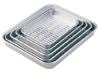 AKAO アカオアルミ アルマイト　穴明バット／6号