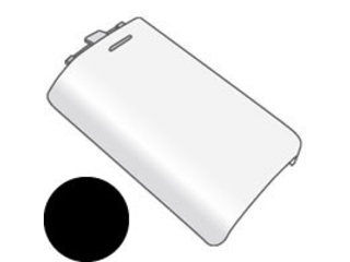 SHARP シャープ 電話機・ファクシミリ用 充電池ふた(子機用) (ブラック系) (5951170126)