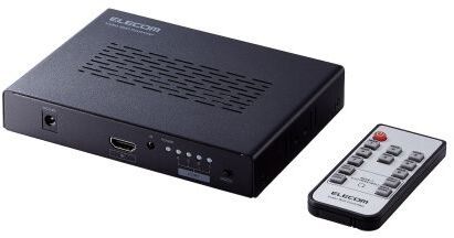 ELECOM エレコム ビデオウォールコントローラー/HDMI(出力)4ポート/メタル/ブラック VSP-VWCHD14BK 単品購入のみ可（同一商品であれば複数購入可） クレジットカード決済 代金引換決済のみ