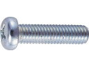 TRUSCO/トラスコ中山 ナベ頭小ネジ ユニクロ 全ネジ M3X12 300本入 B01-0312