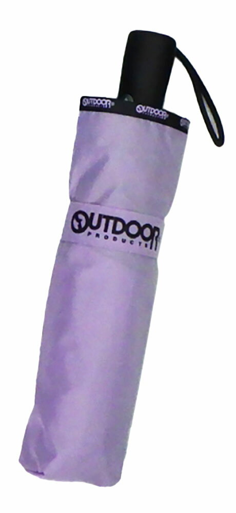 アウトドアプロダクツ OUTDOOR PRODUCTS 【キッズ】傘 折りたたみ 雨具 自動開閉傘 10002505【ライトパープル】