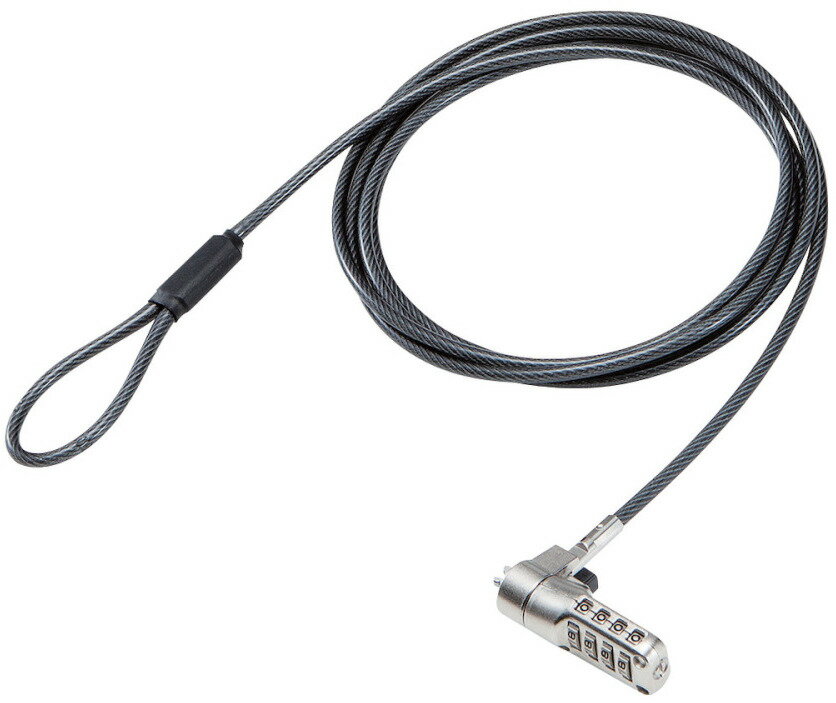 ELECOM エレコム セキュリティワイヤー/ダイヤル錠/MiniSaver(3×7)互換 ESL-401