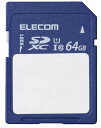 ELECOM GR SDXCJ[h ۑe P[Xt UHS-I 80MB/s 64GB MF-FS064GU11C