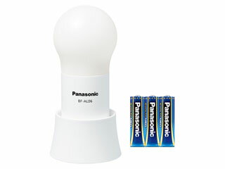 Panasonic パナソニック BF-AL06N　乾電池エボルタNEO付き LEDランタン（調光球ランタン）