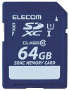 ELECOM GR SDXCJ[h f[^T[rXt Class10 64GB MF-FSD064GC10R