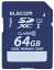 ELECOM 쥳 SDXC ǡ쥵ӥ Class10 64GB MF-FSD064GC10R