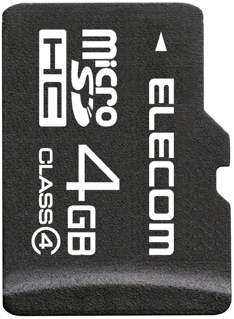 ELECOM GR MicroSDHCJ[h/f[^T[rXt/Class4/4GB/@lp MF-MSD004GC4/H