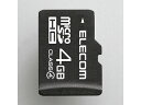 ELECOM GR MicroSDHCJ[h/f[^T[rXt/Class4/4GB/@lp MF-MSD004GC4/H