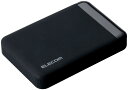 ELECOM エレコム USB3.0 ポータブルHDD ハードウェア暗号化 パスワード保護 2TB e:DISK ELP-EEN020UBK(2)