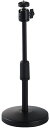 ELECOM エレコム WEBカメラ用卓上スタンド/GoPro用アダプタ付属/ブラック UCAM-DSARMBK