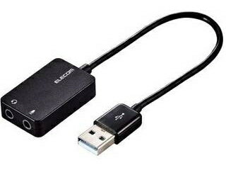 ELECOM 쥳 USBǥѴץ/0.15m/֥å USB-AADC02BK