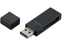 ELECOM GR USB2.0ΉJ[h[_[/XeBbN^Cv/SD+microSDΉ/ubN MR-D205BK