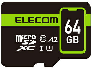 ELECOM エレコム MicroSDXCカード/データ復旧サービス2年付/UHS-I U1 90MB/s 64GB MF-SP064GU11A2R 1