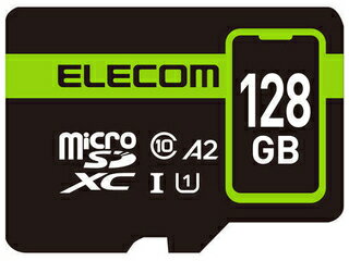 ELECOM GR MicroSDXCJ[h/f[^T[rX2Nt/UHS-I U1 90MB/s 128GB MF-SP128GU11A2R