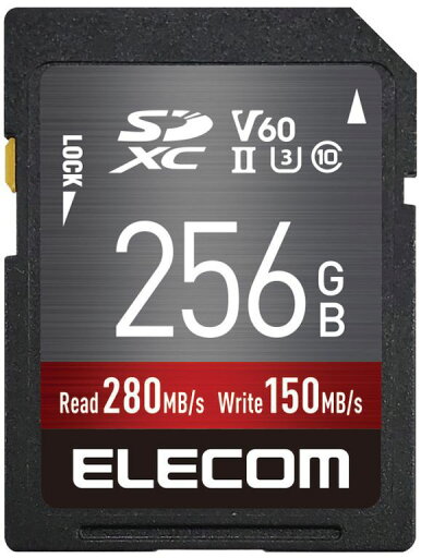 ELECOM エレコム SDXCカード データ復旧サービス付 UHS-II V60 256GB MF-FS256GU23V6R ELECOM エレコム SDXCカード データ復旧サービス付 UHS-II V60 256GB MF-FS256GU23V6R