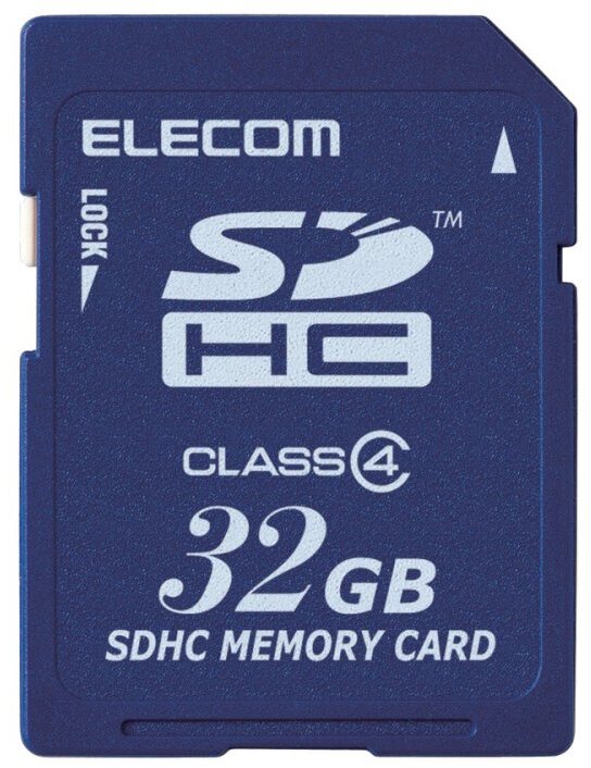 ELECOM 쥳 SDHC/Class4/32GB/ˡ/ʰץѥå MF-FSD032GC4/H