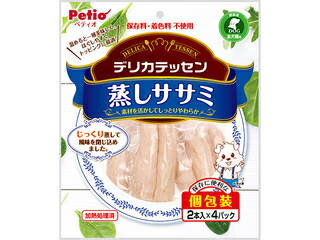 Petio ペティオ デリカテッセン 蒸しササミ 2本入 4パック