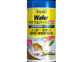 ・高品質天然原料を多く含んでいるためよく食べ、健康維持と成長を促します。・小型の底棲魚やビーシュリンプなどに食べやすいウェハータイプで食いつきが良く、水に溶けにくく消化吸収が良いため水槽の水を汚しません。・フードサイズ5.5mm沈下性 商品情報 原材料フィッシュミール・植物性蛋白抽質物・穀類・ブラインシュリンプ・酵母・スピルリナ・油脂・ビタミン類・ミネラル類・レシチン・β-グルカン保証成分粗蛋白質 45.0％以上、粗脂肪 6.0％以上、粗繊維 2.0％以下、粗灰分 11.0％以下、水分 9.0％以下原産国および製造ドイツ賞味期限36ヶ月 819537000　