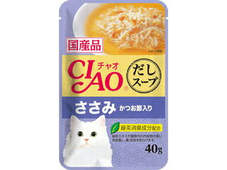 INABA いなばペットフード チャオだしスープささみかつお節入40g