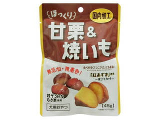 紅あずまを使った焼いもと粒ぞろいな甘栗のコラボ！無添加・無着色！安心、安全の国内加工品です。 商品情報 原材料栗(中国産)、さつまいも(国内産紅あずま)保証成分粗たん白質3.0％以上、粗脂肪0.9％以上、粗繊維0.7％以下、粗灰分1.2％以下、水分57.9％以下エネルギー159kcal/100g賞味期限12ヶ月原産国または製造地日本 584091000　