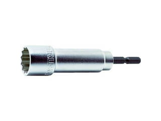 TRUSCO/トラスコ中山 電動ドリル用12角ソケット 21mm 高耐久タイプ TEF-21WH