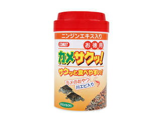 ソフトな食感で食べやすく、子ガメにも最適。カルシウムたっぷりの天然川エビ入り。野菜入りスティックと川エビが入っているのでバランス良く与えることが出来ます。ボトル入りで使いやすさ抜群です。 商品情報 原材料川エビ/フィッシュミール、小麦粉、シュリンプミール、フィッシュレバー、ブラインシュリンプ、海藻、ニンジンエキス保証成分粗蛋白質33％以上、粗脂肪4％以上、粗繊維3％以下、粗灰分10％以下賞味期限30ヶ月原産国または製造地台湾 021243000　