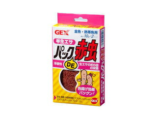 GEX ジェックス パックDE赤虫 (半生エサ) 20g