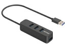 BUFFALO バッファロー USB-A 3.2Gen1バスパワー上挿しハブ 磁石付 ブラック BSH4U320U3BK