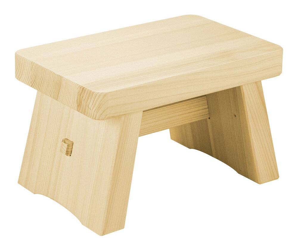 YAMACO ヤマコー 檜風呂椅子（中）