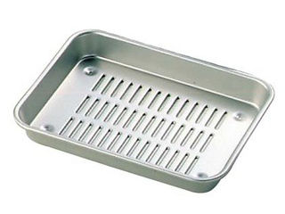 NAKAO 中尾アルミ製作所 アルマイト　N型　水切バット　26号（380×310×42）