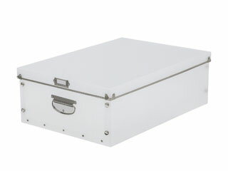 Bestco ベストコ ベストコ ふた付き 収納ボックス ClothesS ホワイト ND-9051 モエティ