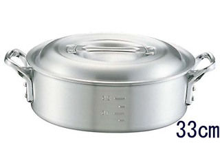 nakao 中尾アルミ製作所 アルミ　キング　外輪鍋（目盛付）33cm