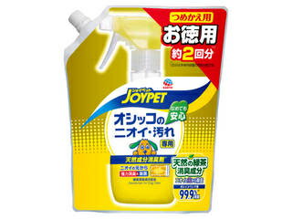 EARTH アース・ペット JOYPET　天然成分消臭剤　オシッコのニオイ・汚れ専用　詰替　お徳用　約2回分　450ml