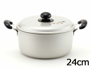 hokua 北陸アルミニウム アルマイト　エシャロット　両手鍋24cm