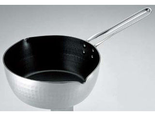 hokua 北陸アルミニウム 共柄厚板 IHアルミテフロン雪平鍋 18cm